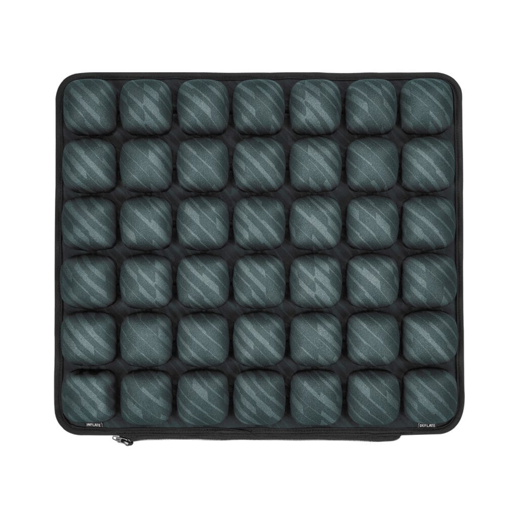 Grey-Black Lightning Air Lumbar Cushion