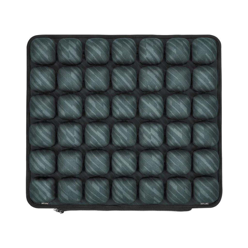 Grey-Black Lightning Air Lumbar Cushion